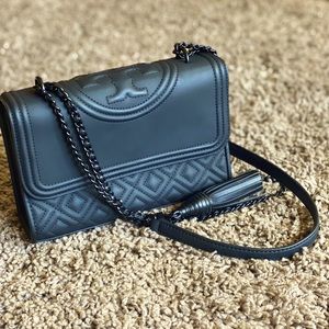TORY BURCH FLEMING MATTE CONVERTIBLE SHOULDER BAG